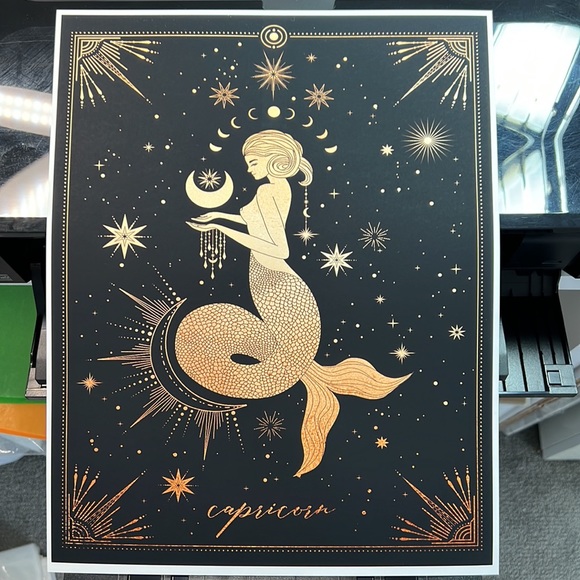 Capricorn Wall Art Celestial Zodiac Horoscope Print Poster Unframed - Picture 14 of 16